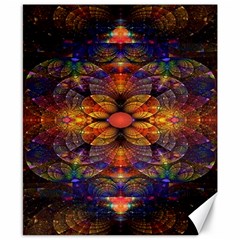 Fractal Flower Canvas 8  X 10  by Sparkle