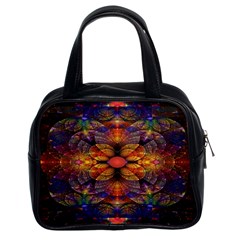 Fractal Flower Classic Handbag (two Sides)