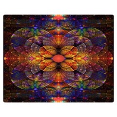 Fractal Flower Double Sided Flano Blanket (medium)  by Sparkle