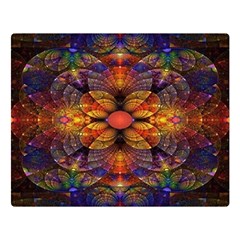 Fractal Flower Double Sided Flano Blanket (large)  by Sparkle