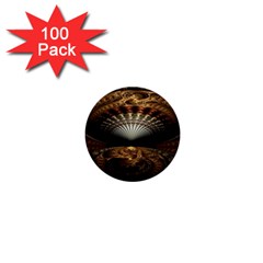 Fractal Illusion 1  Mini Buttons (100 Pack)  by Sparkle