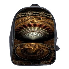 Fractal Illusion School Bag (large) by Sparkle