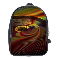 Fractal Illusion School Bag (large) by Sparkle