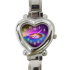 Fractal Illusion Heart Italian Charm Watch by Sparkle