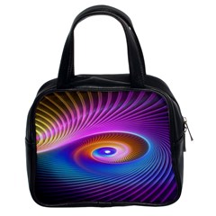 Fractal Illusion Classic Handbag (two Sides)