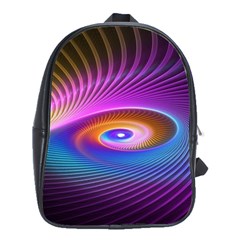 Fractal Illusion School Bag (large) by Sparkle