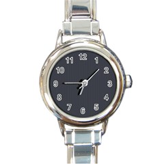 Anchor Grey - Round Italian Charm Watch