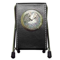 Natura Eternal - By Larenard Pen Holder Desk Clock by LaRenard