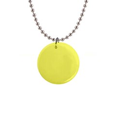 Laser Lemon - 1  Button Necklace by FashionLane