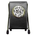 Medusa - Pattern - by LaRenard Pen Holder Desk Clock Front