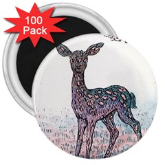 Pearl Meadow - By Larenard 3  Magnets (100 Pack)