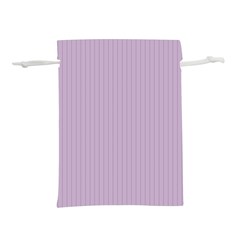 Wisteria Purple - Lightweight Drawstring Pouch (l) by FashionLane