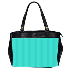 Turquoise - Oversize Office Handbag (2 Sides)