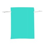 Turquoise - Lightweight Drawstring Pouch (S) Front