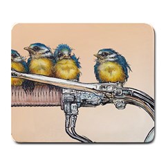 Biker Chicks - Colourglide - By Larenard Large Mousepads by LaRenard