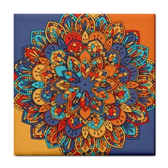 Mandala Pattern 5 Tile Coaster by designsbymallika