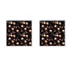 Seamless Garden Pattern Cufflinks (square) by designsbymallika