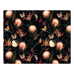 Seamless Garden Pattern Double Sided Flano Blanket (large)  by designsbymallika