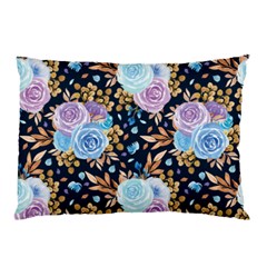 Rose Flower Pattern Pillow Case (two Sides) by designsbymallika