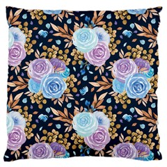 Rose Flower Pattern Large Cushion Case (one Side) by designsbymallika