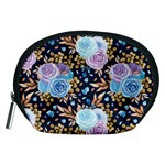 Rose Flower Pattern Accessory Pouch (Medium) Front