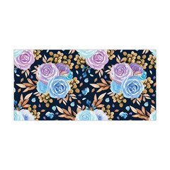 Rose Flower Pattern Yoga Headband by designsbymallika