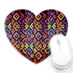 Square Pattern 2 Heart Mousepads by designsbymallika