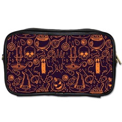 Halloween Pattern 5 Toiletries Bag (two Sides) by designsbymallika