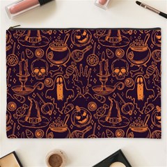 Halloween Pattern 5 Cosmetic Bag (xxxl) by designsbymallika