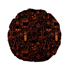 Halloween Pattern 5 Standard 15  Premium Round Cushions