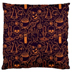 Halloween Pattern 5 Standard Flano Cushion Case (one Side) by designsbymallika