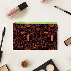 Halloween Pattern 5 Cosmetic Bag (xs) by designsbymallika