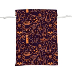 Halloween Pattern 5  Lightweight Drawstring Pouch (xl) by designsbymallika