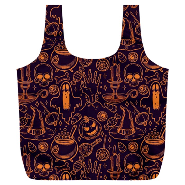 Halloween Pattern 5 Full Print Recycle Bag (XXXL)