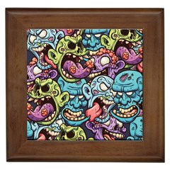 Halloween Love Framed Tile by designsbymallika