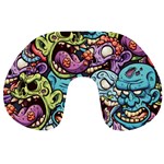 Halloween Love Travel Neck Pillow Front