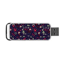 Chritmas 2 Portable Usb Flash (two Sides) by designsbymallika