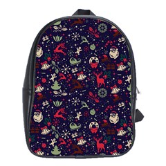 Chritmas 2 School Bag (xl) by designsbymallika