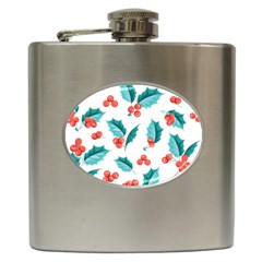 Chritmas 1 Hip Flask (6 Oz) by designsbymallika