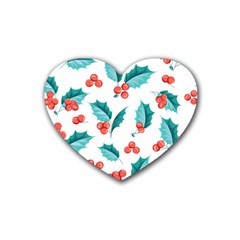 Chritmas 1 Heart Coaster (4 Pack)  by designsbymallika