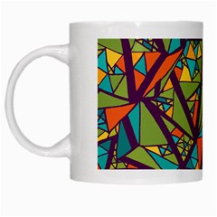 Aabstract Art White Mugs by designsbymallika