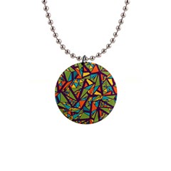 Aabstract Art 1  Button Necklace by designsbymallika