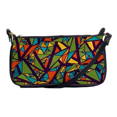 Aabstract Art Shoulder Clutch Bag by designsbymallika