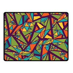 Aabstract Art Fleece Blanket (small) by designsbymallika