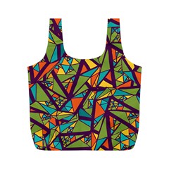 Aabstract Art Full Print Recycle Bag (m) by designsbymallika