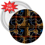 Chains Pattern 3  Buttons (100 pack)  Front