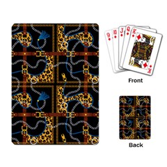 Chains Pattern Playing Cards Single Design (rectangle) by designsbymallika