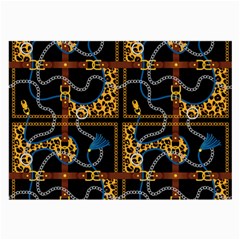 Chains Pattern Large Glasses Cloth (2 Sides) by designsbymallika