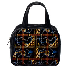 Chains Pattern Classic Handbag (one Side) by designsbymallika