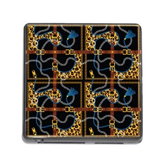 Chains Pattern Memory Card Reader (square 5 Slot) by designsbymallika